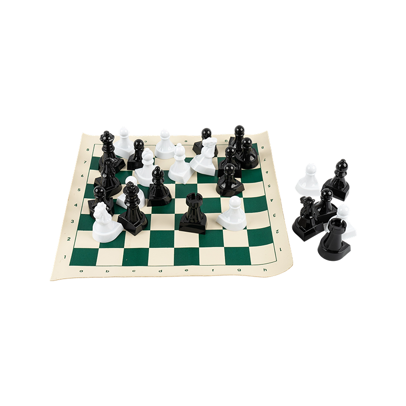 Ensemble d'échecs en plastique de voyage