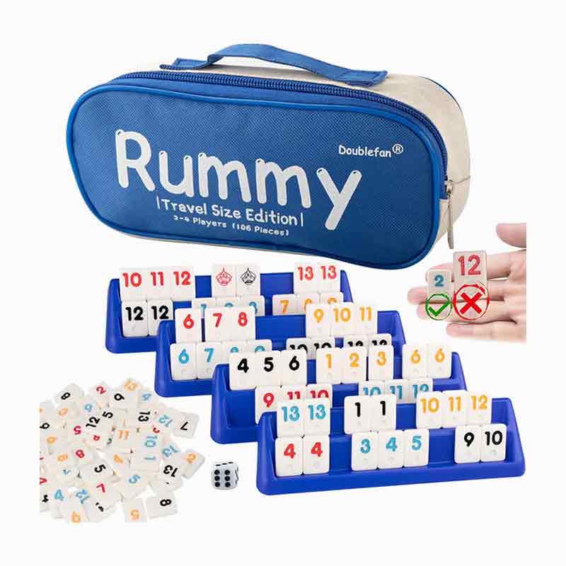 4 joueurs Portable Travel Rummy