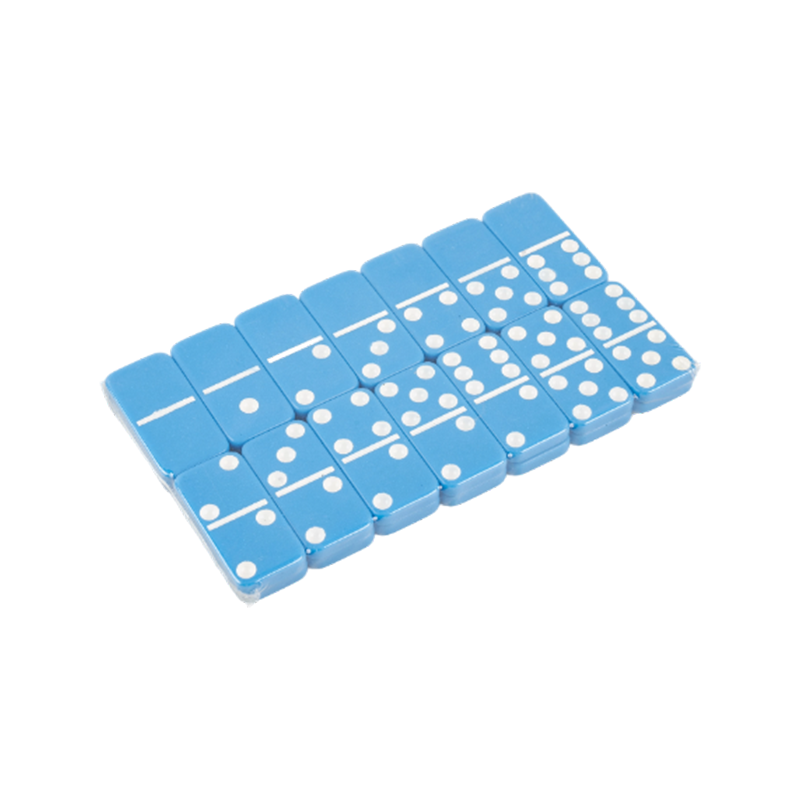Blue Dominoes Tiles Game de société pour les enfants et les adultes